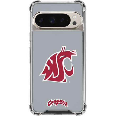 Washington State University WSU Cougars Pixel 9/9 Pro Clear Case